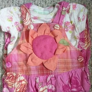 Baby Lulu Los Angeles precious overalls & shirt